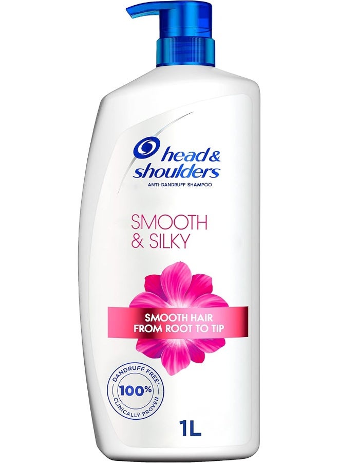 Head & Shoulders Smooth & Silky Anti Dandruff Shampoo 1L
